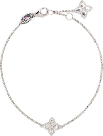 Roberto Coin Bracciale in oro bianco 18 carati con diamanti - Argento