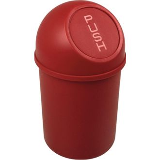 Helit Contenedor De Residuos H375x&oslash;214mm 6l Helito Rojo