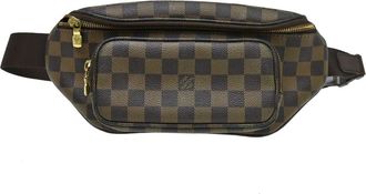 Louis Vuitton Melville Waist Damier Brown Canvas Handbag (Pre-Owned)