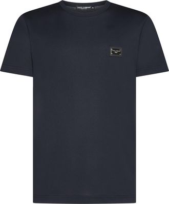 Dolce & Gabbana T-shirt With Logo Plaque