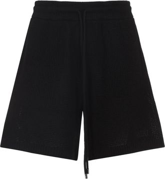 Amiri Crochet Mesh Short - Heren - Korte Broeken - Zwart - M - Katoen - Korte Broeken