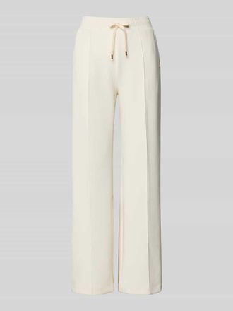 Joop Sweatpants mit Label-Applikation Modell Talila in Ecru, Gr&ouml;&szlig;e 34