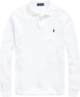 Polo Ralph Lauren Custom Slim Fit Polo - Heren - Polos - Wit - M - Katoen - Tops