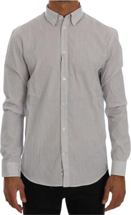 Frankie Morello Formal Shirts - Heren - Casual Overhemden - Wit - M - Overhemden
