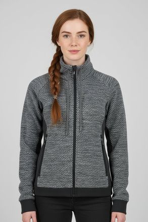 F.lli Campagnolo Strickfleecejacke CMP, Damen, Gr. 34, blau (antracite), Obermaterial: 100% Polyester, normal, Jacken Strickfleecejacke, f&uuml;r Outdoor-Aktivit&auml;ten, mit R