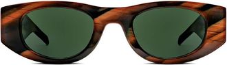 Thierry Lasry Mastermindy 6384 Womens Sunglasses Orange Size 48