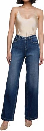 L'agence Clayton High Rise Wide Leg Jean In Orella