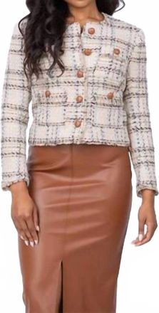 Tyler B&ouml;e Randy Hyland Boucle Jacket In Multi