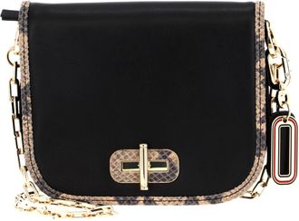 Tommy Hilfiger Leather Statement Crossover S Black