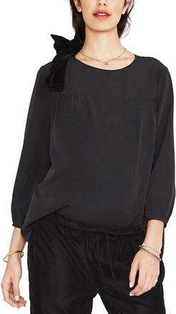 Hatch WomenS The Delfina Top Blouse In Black
