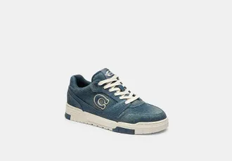 Coach Soho Sneaker In Loved Denim