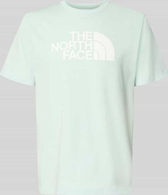 The North Face Regular Fit T-Shirt mit Logo-Print Modell Evolution in Mint, Gr&ouml;&szlig;e XXL