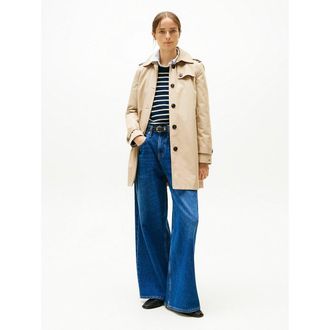 Tommy Hilfiger Rechte trenchcoat, halflang