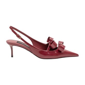 Dolce & Gabbana Pointed Slingback - Dames - Schoenen - Rood - Maat: 39 1/2 EU