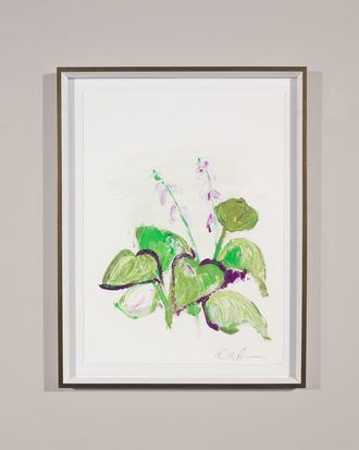 RFA Fine Art White Glove Series - Hosta Art Print by Robert Robinson