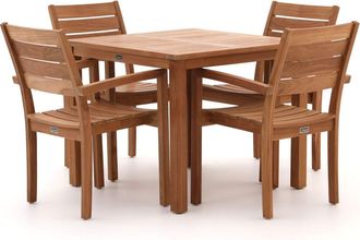 Sunyard Furniture Sunyard Liverpool 90cm dining tuinset 5-delig stapelbaar