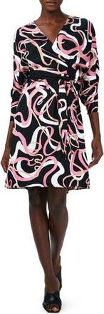 Diane Von F&uuml;rstenberg Mikah Long Sleeve Wrap Dress in Celebration at Nordstrom Rack, Size 2