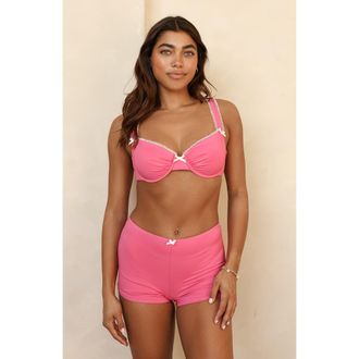 Dippin' Daisy's Swimwear Priscilla Underwire Bikini Top in Wild Orchid at Nordstrom, Size X-Small