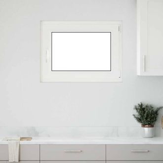Berkfield Home Basement Window RISOR 90x50 cm Tilt&Turn DIN Right Anthracite