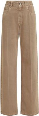 Brunello Cucinelli Contemporary Loose trousers in Light Brown at Nordstrom, Size 42 It