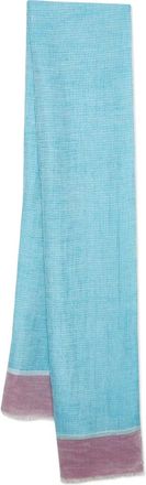 Etro Sciarpa a quadri - Blu