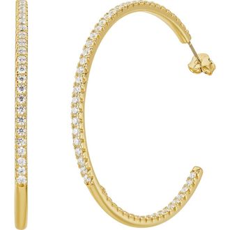 Untamed Petals Everyday Glam Hoops in Gold at Nordstrom