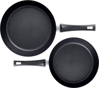 Scanpan Urban 2 Piece Nonstick Fry Pan with Detachable Handle, 9.5 and 11