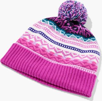Talbots Float Fair Isle Beanie - Indigo - 001 Talbots