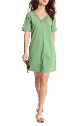 Tommy Bahama Island Scape Braided Trim Dress in Natural Mint at Nordstrom, Size X-Large
