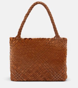 The Row Ruth Small woven leather tote bag