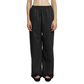 Jil Sander Wool Flannel Trousers