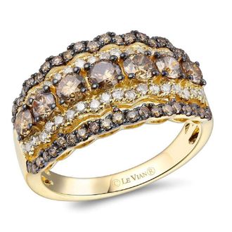 Le Vian Ladies Chocolate Diamond Rings set in 14K Honey Gold