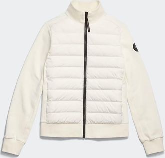 Canada Goose Manteau &agrave; fermeture &eacute;clair pleine longueur HyBridgeMD Huron Black Label (Hommes, Northstar White, TTG)