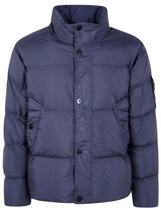 Stone Island Garment Dyed Crinkle Reps Ny Recycled Nylon Bomber