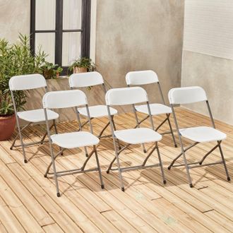 Sweeek Set Of 6 Folding Event Chairs