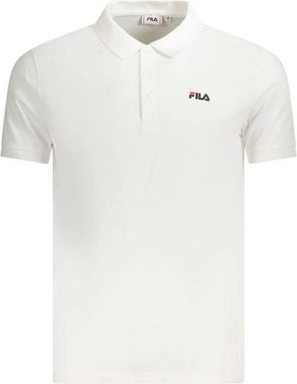 Fila Witte Katoenen Heren Polo Shirt - Heren - Polos - Wit - S - Katoen - Tops