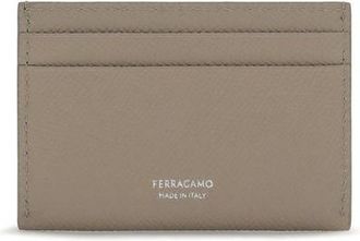 Ferragamo Womens Beige Calf Leather Bos Taurus Wallet