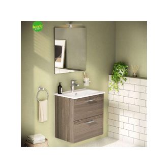 Vitra Mia Mobile 59x61x39,5 cm per bagno con specchio, lavabo e illuminazione a led, Cordoba (MIASET60C) - Vitra