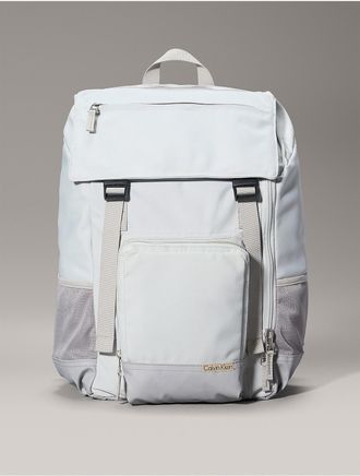 Calvin Klein Mens Utility Backpack - Grey