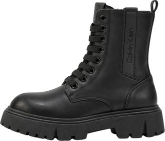 Calvin Klein Tronchetto Anfibio met veters - Dames - Schoenen - Zwart - Maat: 37 EU