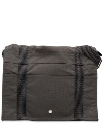 Herm&egrave;s 1990-2010 Canvas Herline Besace MM shoulder bag - unisex - Canvas - One Size - Grey