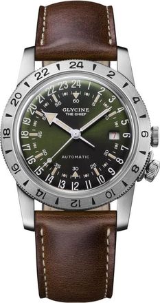 Glycine GL0410 Mens Airman Watch - Silver - One Size