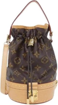 Louis Vuitton Pre-owned Monogram Petit Noe Trunk Shoulder Bag - Dames - Vintage Tas - Bruin - ONE Size - Vintage