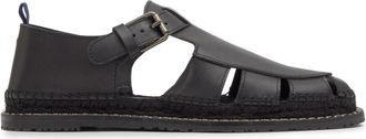 Castaner Fito Sandal - Heren - Espadrilles - Zwart - 46 EU - Leer - Schoenen
