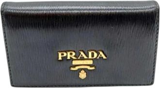 Prada Pre-owned Fabric Wallet - Dames - Vintage Accessoires - Zwart - ONE Size - Vintage