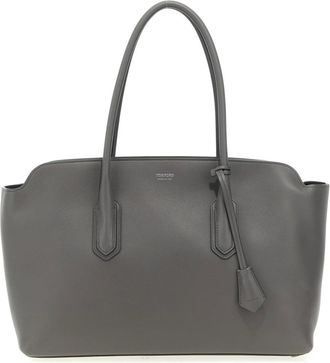 Tom Ford Shoulder Bags, female, Gray, ONE SIZE, Alexander Large Shoulder Bag