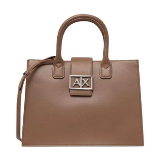 A|X Armani Exchange Jodie M - Dames - Tassen - Beige - Maat: ONE Size Leer