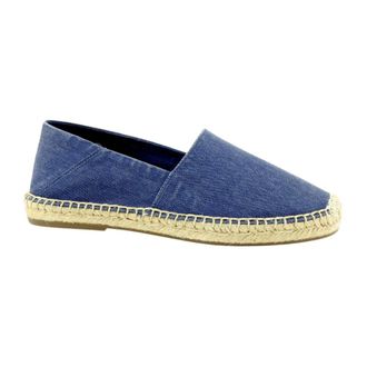 Ralph Lauren Schoenen, Heren, Blauw, 42 EU, Leer, Cevio Washed Canvas Espadrilles