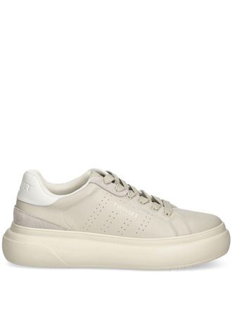 Twin-Set leather sneakers - Neutrals