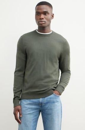 Nordstrom Italian Merino Wool Crewneck Sweater in Green City at Nordstrom Rack, Size Xx-Large